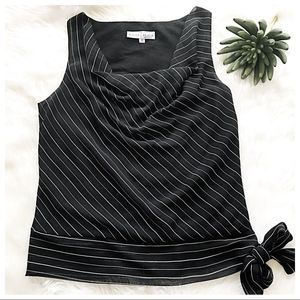 ♥️White House Black Market Black/White Striped Top